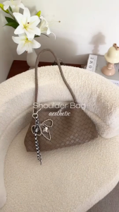RAINSMORE Bag for Woman Woven Underarm Shoulder Bag Fashion Beach Bag for Daily Commute & Travel