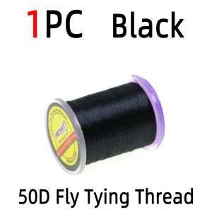 50D Fly Tying Thread Floss For Size 16 ~ 22 Flies Midge Nymph Fly Tying Material Olive White Red Yellow with Standard Bobbin
