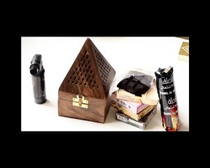 Bukhoor Burner Bakhoor Oud Mood Scent Set W Charcoal Mubkhara Mabkhara 24h