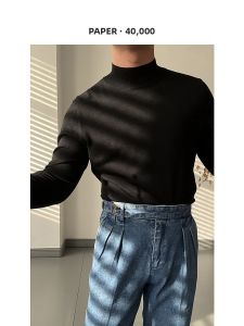 Daily Commute Casual Business Slim Fit Turtleneck Warm Sweater