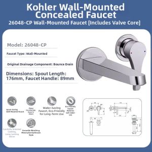 Kohler | Cold and Hot Hidden In-Wall Faucet