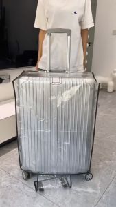 Transparent Luggage Cover Thick Cover Luggage Cover Protector Sarung Luggage Bag Cover Sarung Beg Luggage Protector