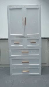 CD Closet Wardrobe Cabinet With Hanging Organizer Clothes Storage Organizer Thicken Plastic Drawer Cabinet for Clothes
