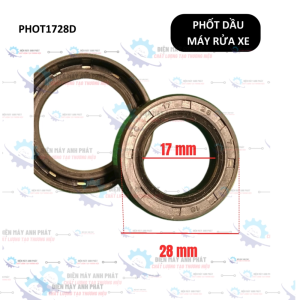Bộ 3 phốt dầu cứng phốt nhớ phớt máy rửa xe piston 12mm 14mm các loại máy xịt rửa xe áp lực máy rửa xe gia đình