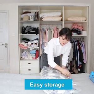 🔥 Local Stock & Fast Shipping 🔥Reusable Vacuum Bag Vacuum Storage Bag Large Capacity Travel Storage Seal Vakum Beg Plastik Compress Storage Bag 真空收纳袋