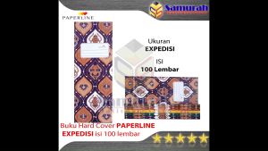 Buku Hard Cover Paperline Expedisi isi 100 lembar / Buku Catatan PPL Ekspedisi / 1/2 Folio Panjang