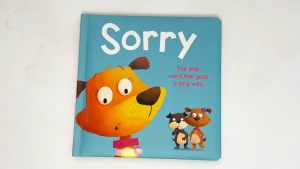Teach Children To Say Sorry Board Book For Kids To Learn to Apologise (Padded Hardcover)