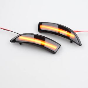 For Ford Fiesta Mk7 2008-2017 For Ford B-Max 2012-2017 2 Pieces Dynamic Blinker LED Turn Signal Lights Side Mirror Indicator