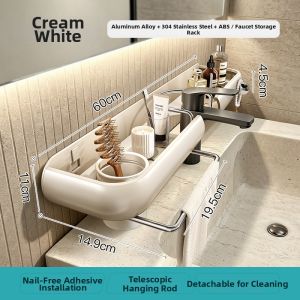 TIANDIYU | Bathroom Wall-Mounted Sink Organizer