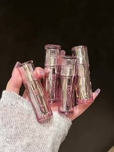 VEDO 💕COD Cermin Wajah Lip Glaze Pemutih Alami Glasir Bibir Glossy Pelembab Lipstik Tahan Lama