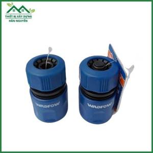 Khớp nối nhanh Wadfow WQC1E12 1/2 inchWQC2E12 1/2" có nút ngắt nướcđầu nối ống nước mềm
