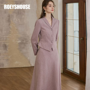 Roey s house | Important Occasions Fitting Womens Suit Set Autumn Commuting Jacket Skirt