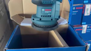 Bosch | Bosch GEX 185-LI Handheld Orbital Sander Portable Layout for Regular Carpentry Sanding and Home Touch-up Refurbishment Needs