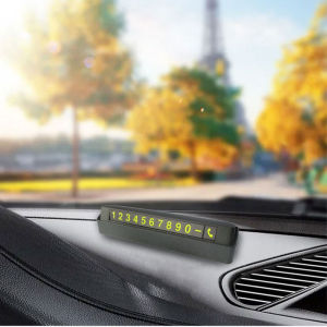 Bảng Số Điện Thoại Ô Tô Gắn Taplo Xe Hơi Có Chức Năng Đóng Mở Phản Quang Phát Sáng Ban Đêm Bz-Auto (BzAuto)