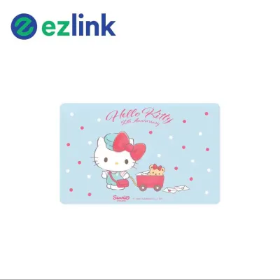 [Exp: March 2030] Brand New EZ-Link Ezlink Blue Sanrio Hello Kitty 50th Anniversary EZ-Link Card Blue (Non SimplyGo)