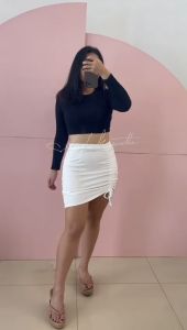 [VM] - 810 #Rok Serut Scuba/rok wanita/rok mini wanita