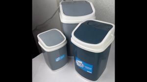 TORI HOME Small Dustbin 2.5L 5L 8.5L | Rubbish Bin | Paper Dustbin | Swing Top Garbage Bin | Tong Sampah | Recycle Dustbin | Office Dustbin | Trash Bin | Tong Sampah Kecil