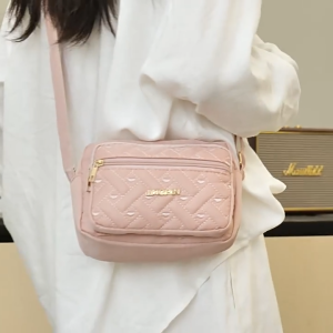 ZEFAN ใหม่ผ้าไนลอนกระเป๋าผู้หญิงกระเป๋าสะพายเย็บปักถักร้อยกระเป๋าสะพายสบาย ๆ ที่เป็นประโยชน์