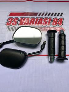 spion standar model Mio+hendgrip model Kawasaki kz+Jalu stang