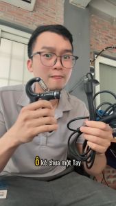 Combo Dây Nhảy Tốc Độ PVC Dày 6mm Dài 3m + Kìm Bóp Tay Đếm Số Tự Động Kháng Lực 5 - 60kg Chính Hãng Amalife