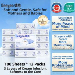 DEYOU | Extra Soft Moisturizing Baby Facial Tissue 100 Sheets