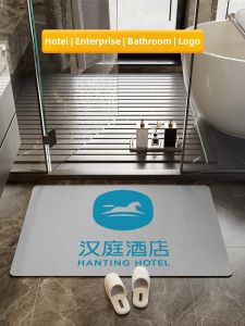 XICAITOU | Water Absorbing Anti-Slip Bath Mat for Hotels