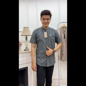 Baju Koko Kemeja Koko Lengan Pendek Baju Koko Muslim Sigaret