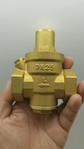 DN15 Brass Water Pressure Reducing Maintaining Valve 1/2"Flow Control Adjustable Brass Regulating Relief Gauge