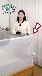 Bed Fence Childrens Anti-Fall Baffle Installation-Free Baby Grating Childrens Bed Baffle Railing Bed Guardrail