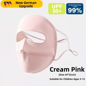 Children Face Sunscreen Mask UV Protection Ice Silk