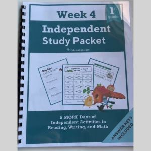 GRADE 1 Independent Study Packet (Worksheets / Workbooks)