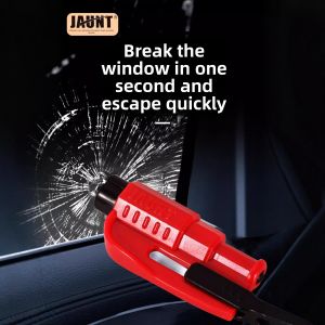 MONLEYTA | Car Emergency Hammer With Cutter Portable Vehicle Break Glass Device Multi Functional Safety Tool For Escaping In Emergencies