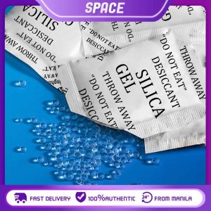 100Pcs/Set 3 Gram Silica Gel Desiccant Food Grade Moisture Absorbers Silica Gel Packs Desiccant Dehumidifiers Bags for Kitchen Room Living Absorber Bag Clothes Food Storage Clothes Shoes Jewelry Spices Tools and More