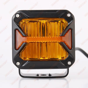 3.2 Inch Super Bright With DRL LED Flood Work Driving Head Light For Motorcycle Offroad Truck BUS ATV UTV 12-80V DC