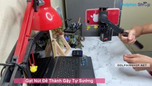 Gimbal Điện Thoại L08 Chống Rung Tốt Kiêm Gậy Selfie Bluetooth Nhỏ Gọn Tiện Lợi
