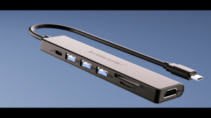 TC70 Lemorele 7 in 1 USB C Hub Aluminum Housing Multi Port Adapter 4K HDMI USB 3.0 USB 2.0 SD TF 100W PD for Laptop
