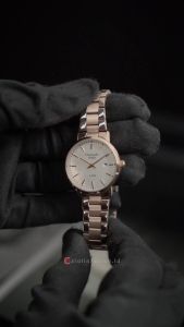 Jam Tangan Wanita Christophe Arden CA 2004 LDBRGSL White Dial Rose Gold Stainless Steel Strap