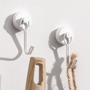 Kitchen Magnetic Hook Punch-Free Wall-Mounted Magnetic Storage Hook Refrigerator Side Magnet Seamless Sticky Hook