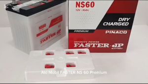 Aki Mobil Avanza/Terios/Rush/Taruna/Xenia/Katana/Escudo/APV FASTER NS60 PREMIUM 45 Ampere