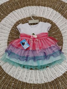 gaun ulang tahun model pelangi. untuk usia 6-12bln