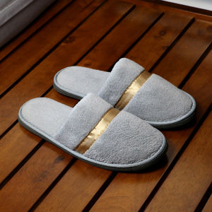 Five-Star Hotel Quality Non-Disposable Thick Washable Indoor Slippers for Home Use Silent Anti-Slip on Wooden Floor