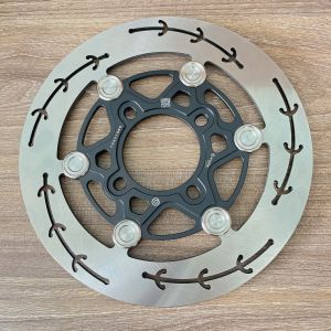 Đĩa rong biển  size 220mm Nút inox siêu sáng Gắn Cho Các Dòng Xe 4 lỗ thông dụng Ya - Honda - Suzuki - SYM