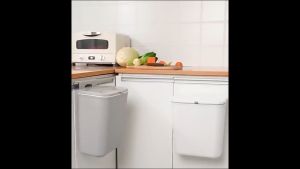 9L Eco-Friendly Wall-Mounted Trash Can: Durable & Space-Saving