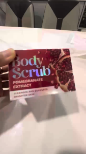 [Nâng Cấp] Tắm Body Scrub 3in1Carolina Chiết Xuất Lựu Đỏ 500g – Làm Sạch Tế Bào Chết & Dưỡng Mịn Da