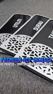 Premium 3D ACP Department Sign