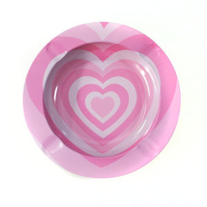 การ์ตูนโลหะถาดกลิ้ง-รอบยาสูบสมุนไพร Ashtray ผู้ถือบุหรี่สร้างสรรค์อุปกรณ์สูบบุหรี่