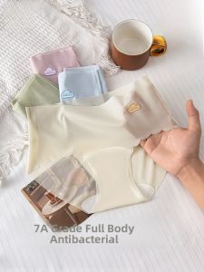 MiiOW | Ice Silk Womens Underwear Thin Extended Crotch Triangle Shorts Breathable Antibacterial Comfortable Summer Panties Briefs