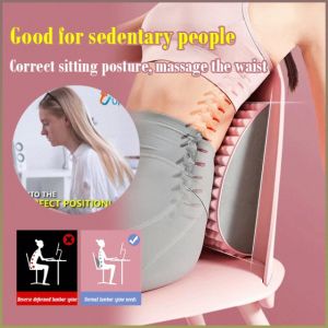 Lumbar Massager Open the Back Lumbar Support Tactile Pressure Stretching Exercise No Stinging