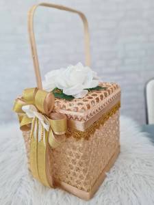 ชะลอมปิ่นโตไม้ไผ่  สังฆทานปิ่นโต ชะลอมเปล่า