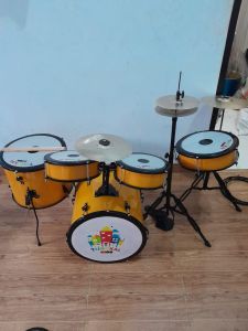 (COD)drum latihan anak ukuran 12inc usia 2-10tahun +nama anak